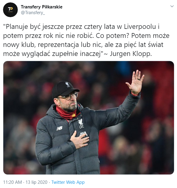 Juergen Klopp zdradził, kiedy ODEJDZIE z Liverpoolu